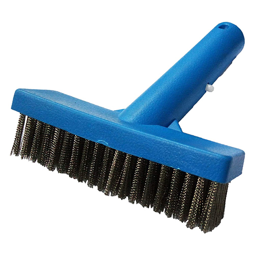 BlueWave 5 Inch Algae Brush With Stainless Steel bristles. Cleaning Brush For Wall Floor Cleaning Brush