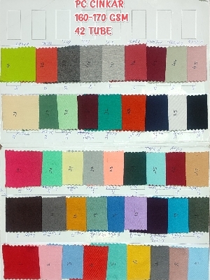 Plain pc sinkar knitted fabric