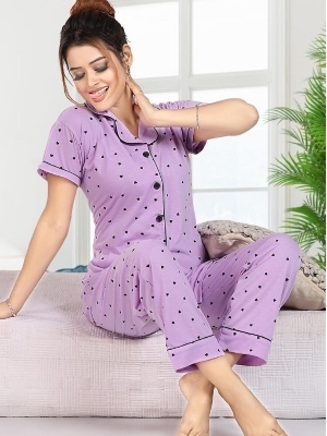 Sinkar Printed Fabric Nighty Night Suite Fabric - Attributes: Washable