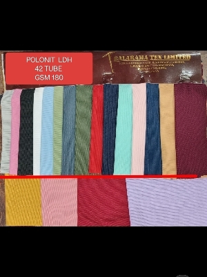 Knitted Polyster Solid Polo Knit Fabric, For T Shirt, Gsm: 170 Gsm - Attributes: Light In Weight