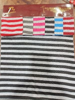 Washable Striped Cinkar Patta Fabric For Sharak