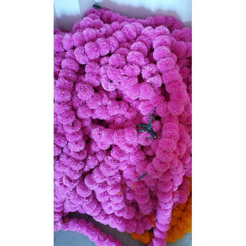 Eco-Friendly Purple Colour Marigold Flower Ladi