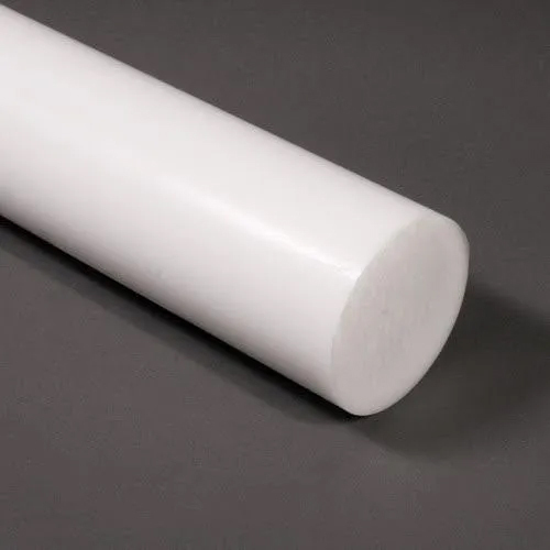 White Delrin Rod