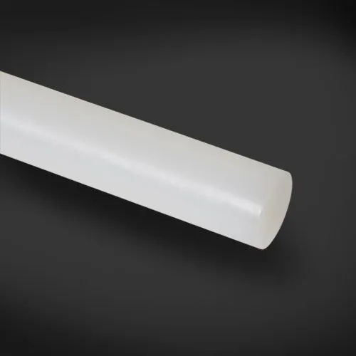 White Uhmw Rod Particle Size: 25 Mm - 150 Mm