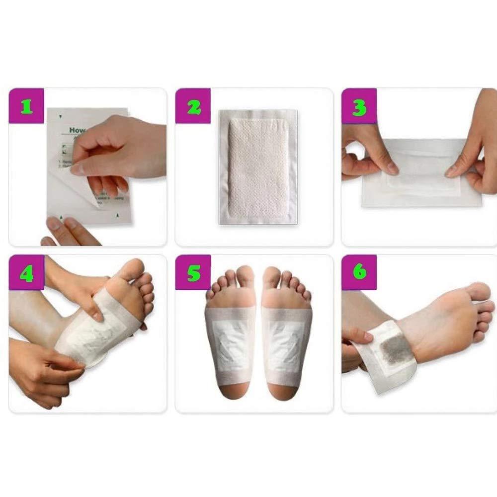 KINOKI CLEANSING DETOX FOOT PADS GINGER AND SALT FOOT PATCH 10PCS