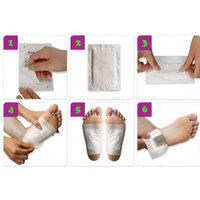 KINOKI CLEANSING DETOX FOOT PADS GINGER AND SALT FOOT PATCH 10PCS