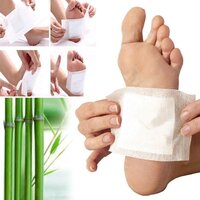 KINOKI CLEANSING DETOX FOOT PADS GINGER AND SALT FOOT PATCH 10PCS