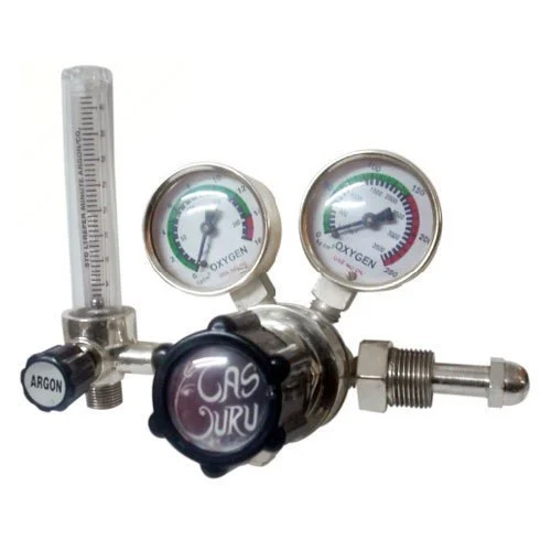 Oxygen Regulator with Flow Gauge