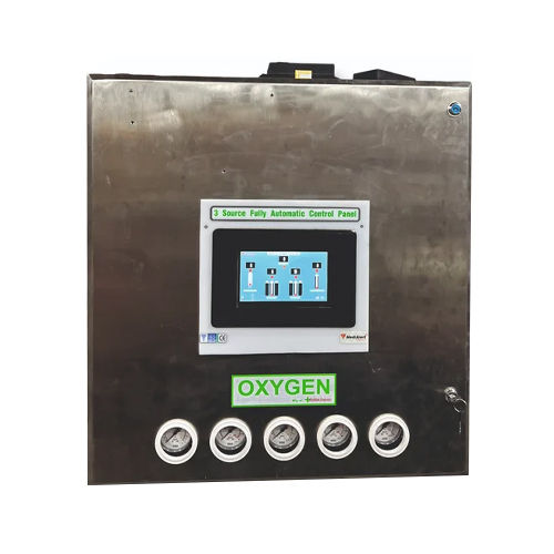 Three Source Automatic Oxygen Control Panel