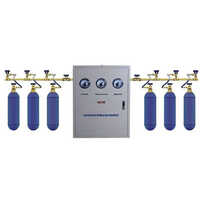 Lpg Manifold System - Stainless Steel, 200-220 V, 60 Hz, 4-6 Kg Outlet Pressure, Digital Display | Industrial And Commercial Gas Flow Regulation System