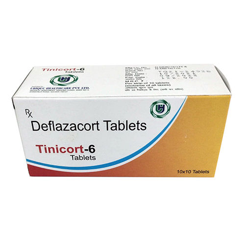 Tinicort-6 Tablets Deflazacort Tablet General Medicines