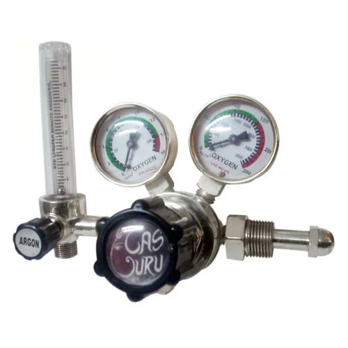 SS Single Stage Flow Meter With Regulator