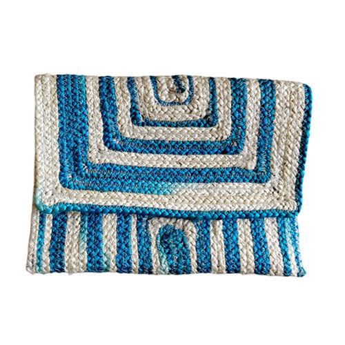 KFT-44 Braided Jute Clutch Bag