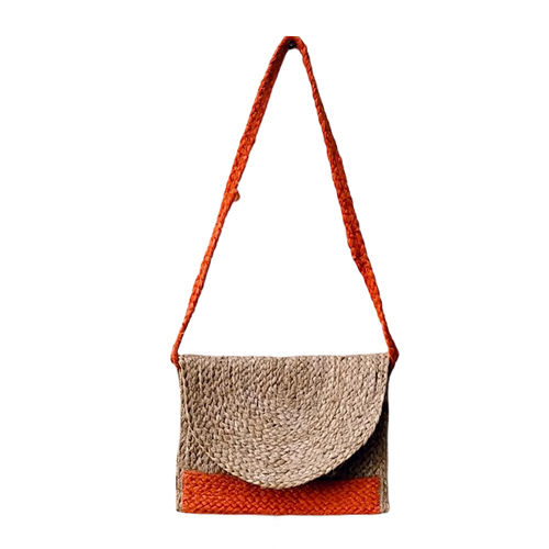 KFT-74 Jute Braided Clutch Bag