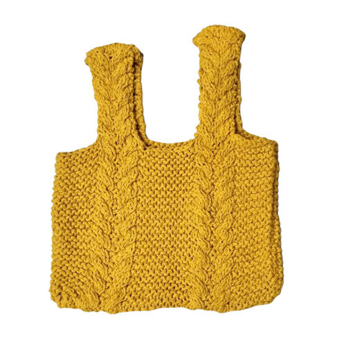 KFT-19 Cotton Crochet Hand Knitted Bag