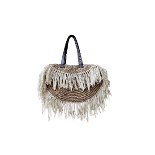 KFT-93 Jute And Cotton Crochet Bag