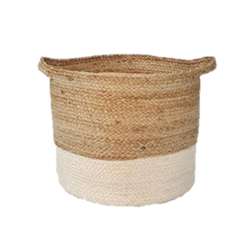 KFT BAS 18 Jute And Cotton Braided Basket