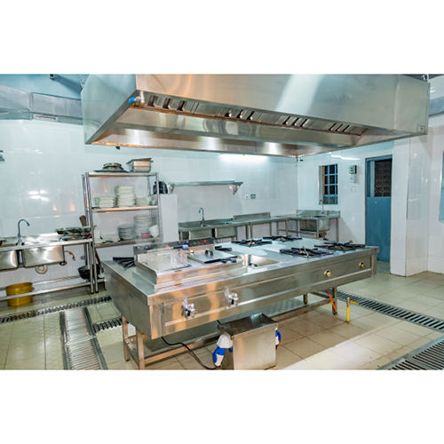 Semi Automatic Modular Commercial Kitchen Equipments