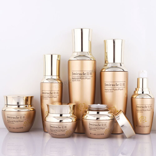 20g-30g-50g-30ml-50ml-100ml-120ml skincare glass bottle set cream jar foundation lotion toner sunscreen cosmetic packaging