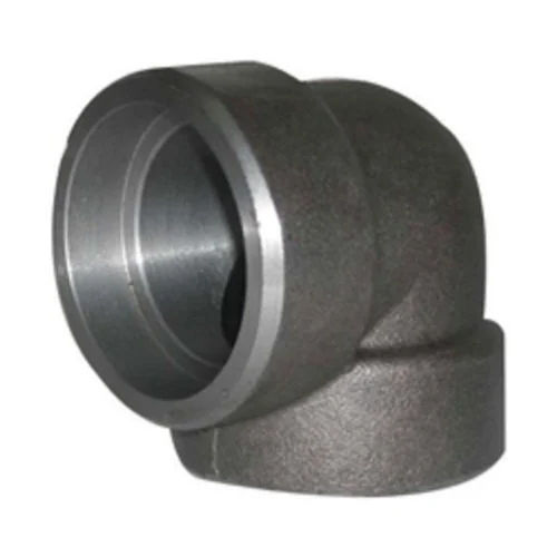 Silver 5 Inch Carbon Steel Socket Weld Elbow