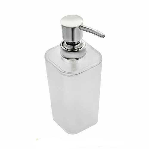 White-Silver Liquid Soap Dispenser