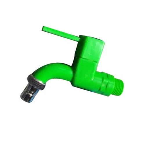 Green Plastic Nozzle Bib Cock