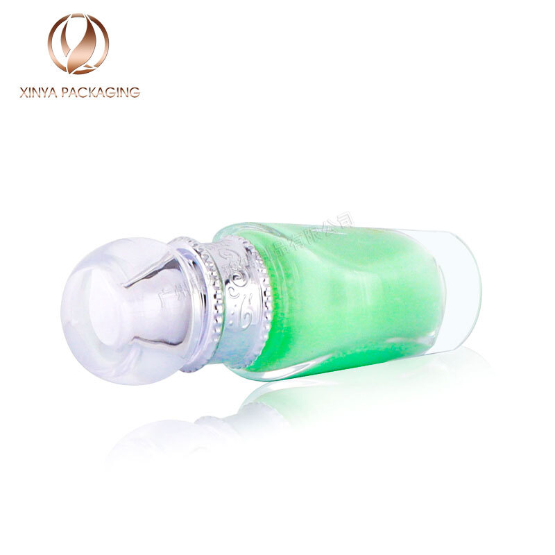 30ml Glass Pump Bottle clear foundation serum sunscreen concealer makeup primer skincare cosmetic packaging