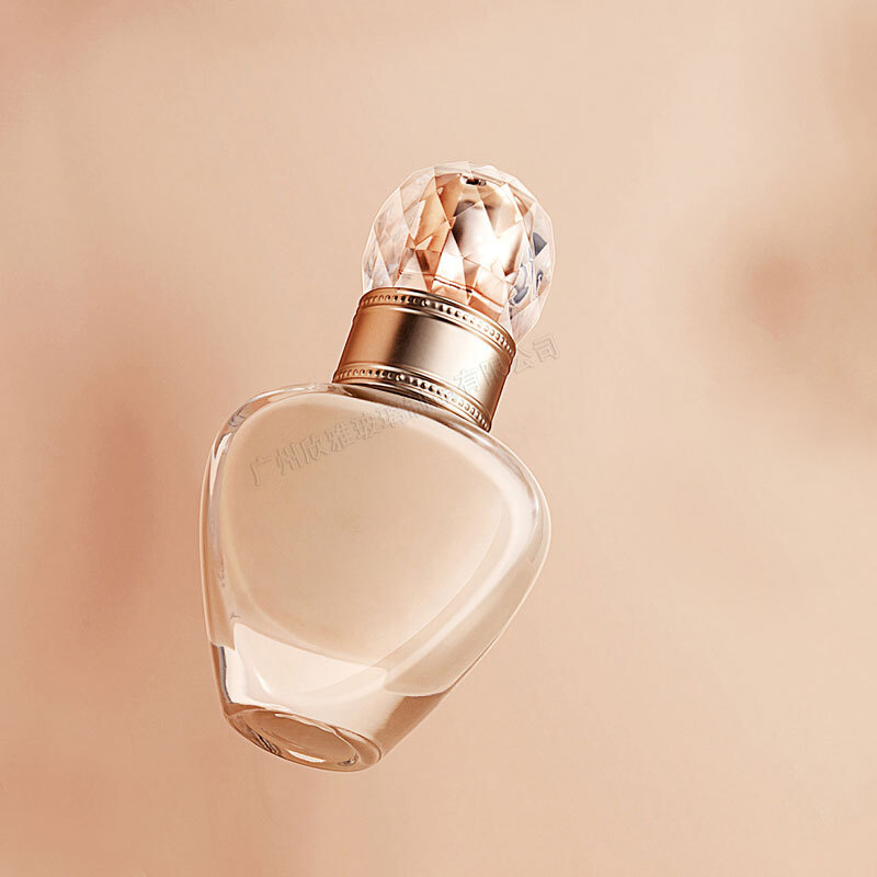 30ml Glass Pump Bottle clear foundation serum sunscreen concealer makeup primer skincare cosmetic packaging
