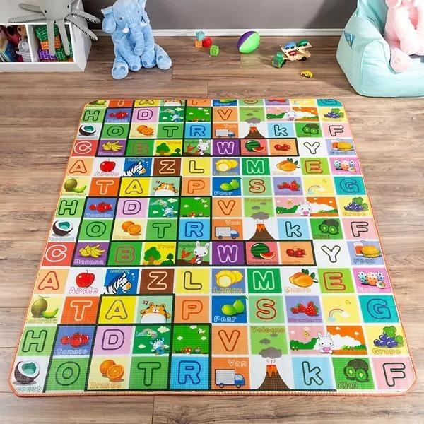WATERPROOF SINGLE SIDE BABY PLAY CRAWL FLOOR MAT FOR KIDS PICNIC SCHOOL HOME