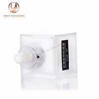 30ml square thick Dropper Glass Bottles foundation serum eseential oil glass bottle skincare cosmetic packaging