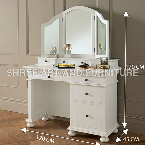 FSDT006 Antique French Dressing Table with Mirror