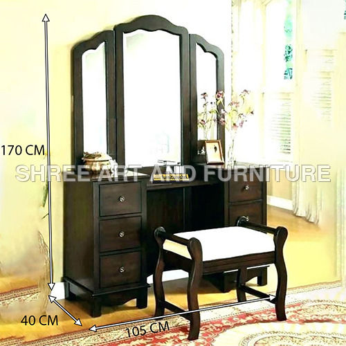 Black Fsdt019 Antique French Dressing Table