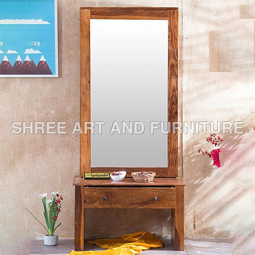 FSDT023 Sheesham Wood Dressing Table with Mirror