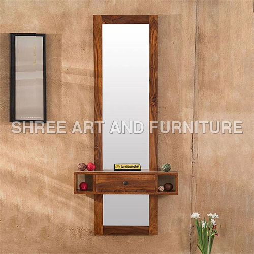 Captiver Engineered Wood Bellezza Wooden Wall Mounted Dressing Table Stand  (60X80 CM, Wenge) I Mirror Bathroom Organizer Storage Bedroom Living Room  Wash Basin Shelf Big : Amazon.in: Home & Kitchen