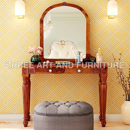 Sheesham Wood Dressing Table with Mirror FSDT030