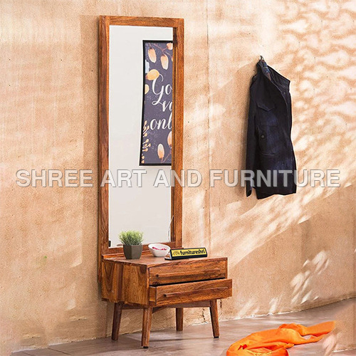 FSDT034 Sheesham Wood Dressing Table with Mirror