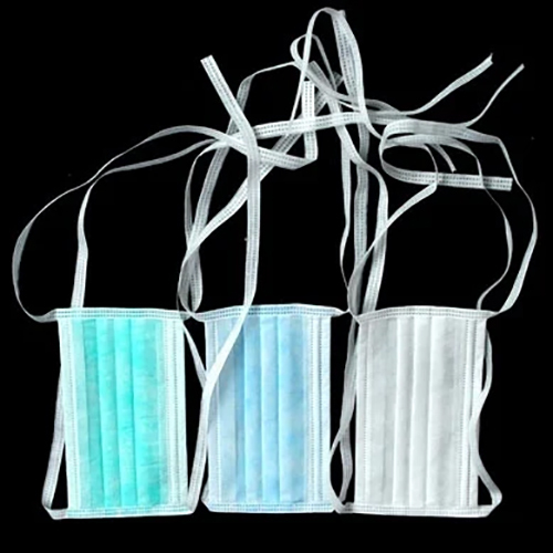 Double Ply Face Mask With Tie - Two Layers of Soft, Breathable Fabric | Adjustable Tie for Comfortable Fit, Suitable for All Ages