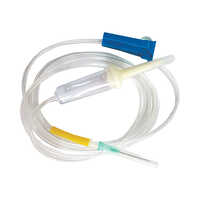 IV Infusion Set - PVC Material, ISO 8536-4 Compliant, Non-Toxic & Pyrogen Free | Sterilized by EO, Sharp Spike for Enhanced Penetration, Improved Flow Control with Special Roller Clamp
