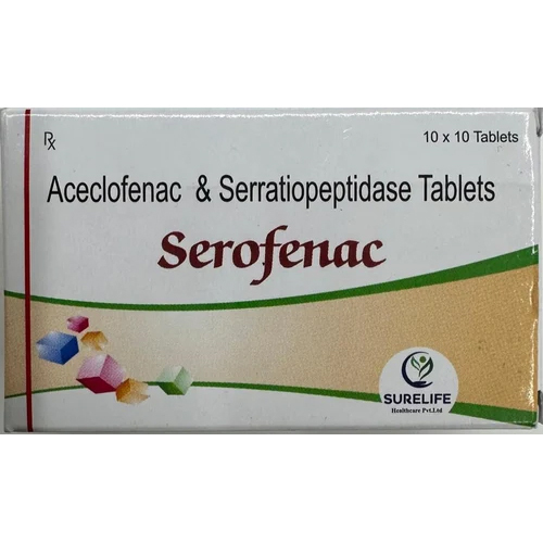 Aceclofenac Serratiopeptidase Tablets