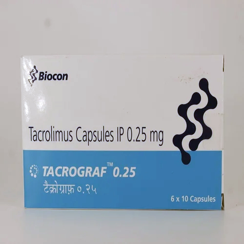0.25 mg Tacrograf Capsules IP