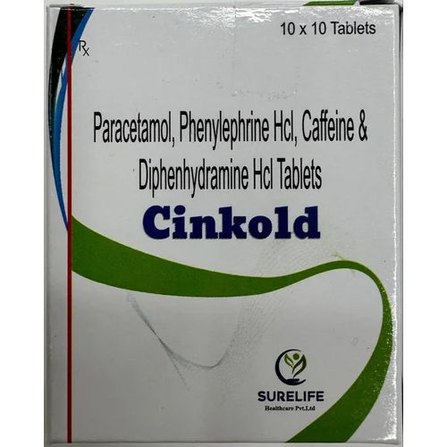 Paracetamol Phenylephrine Hcl Tablets