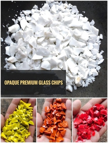 Premium quality opaque glass chips and Crushed Colored Glass Chip for Terrazzo Floor