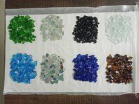 primium quality opaque glass stone chips and glass bead for terrazo flooring  price per sqft