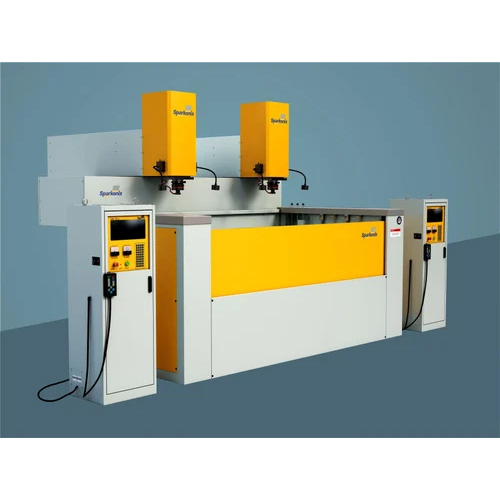 Yellow Spark Erosion - Twin Head Edm Machine (Tw1)
