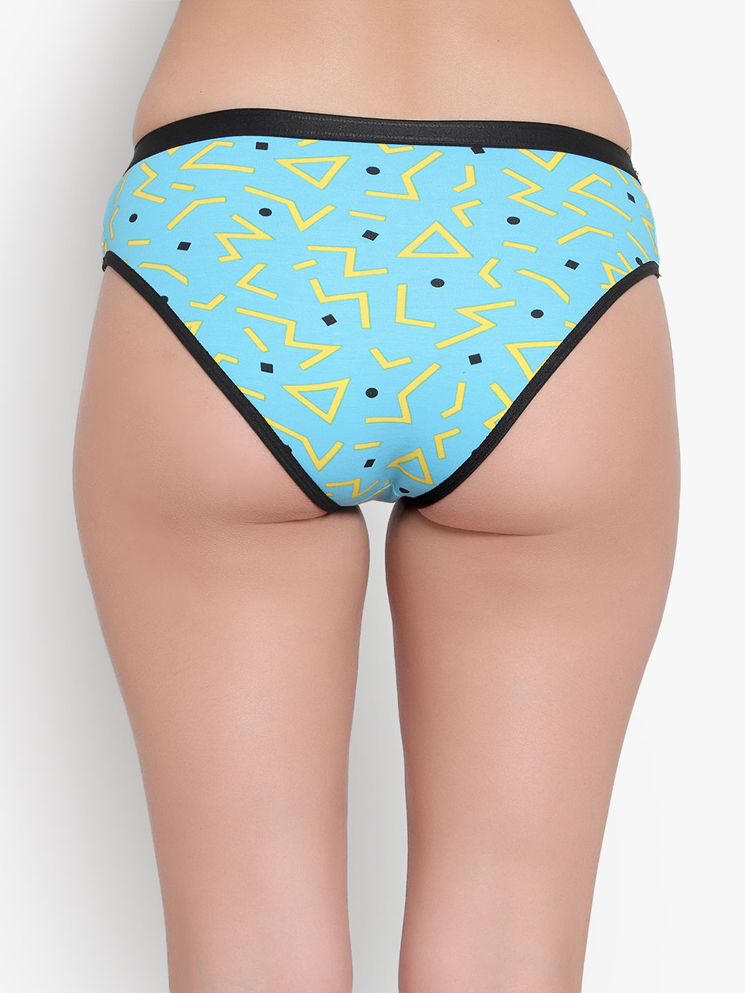 Cotton Multicoloured Geometric Printed Panty