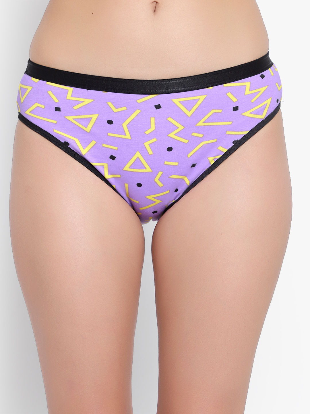 Cotton Multicoloured Geometric Printed Panty