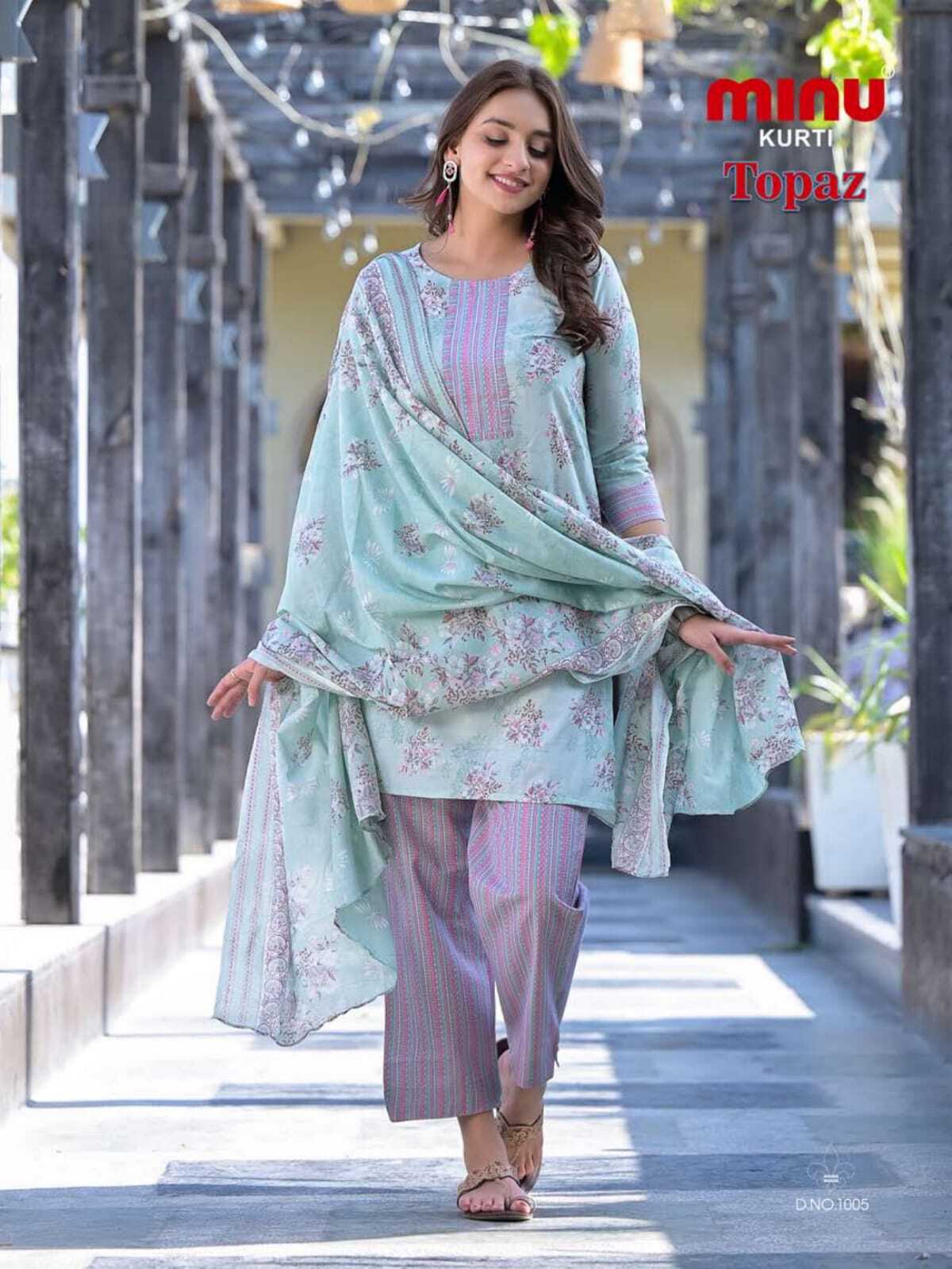 Topaz Combo Ladies Kurti