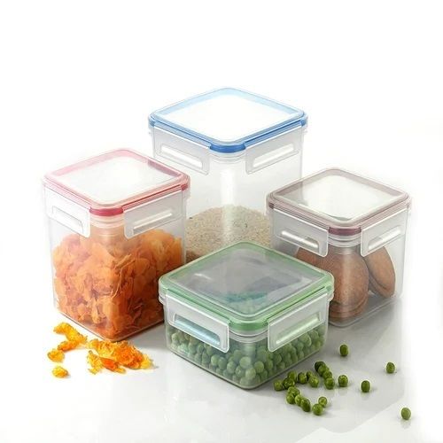Plastic Fresh And Lock Squre Food Container