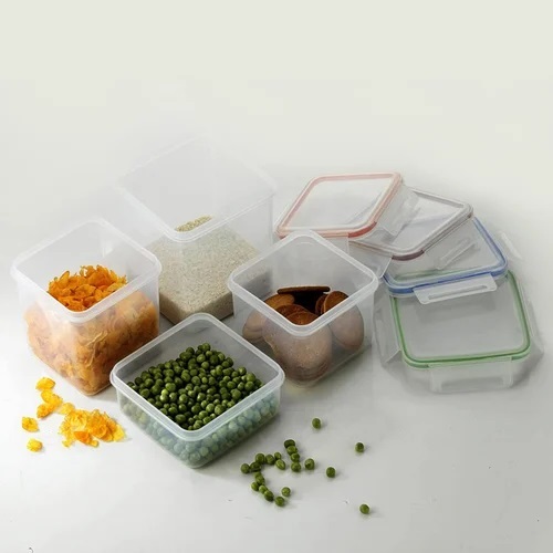 Plastic Fresh And Lock Squre Food Container