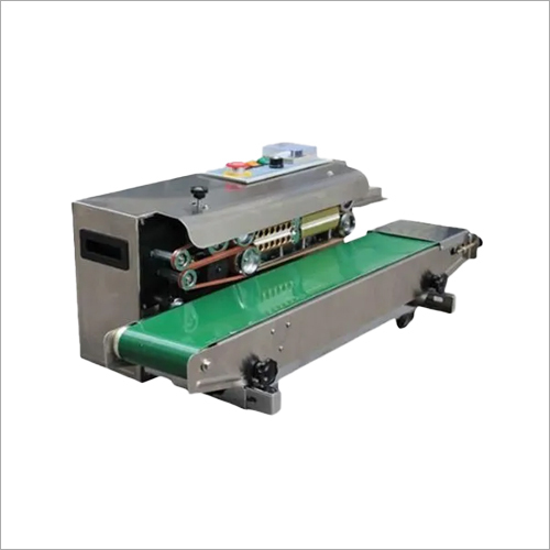 Horizontal Continuous Band Sealing Machine - Silver, New | Industrial Band Sealing for Reliable Sealing Performance